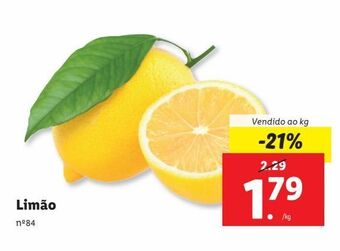 Lidl Limão promoção