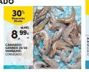 Continente Bom dia Camarão grande vannamei promoção