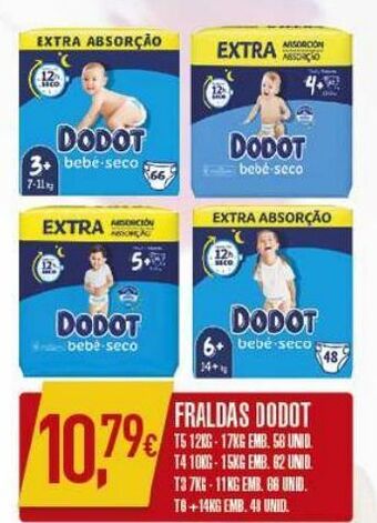 Miranda Supermercados Fraldas dodot promoção