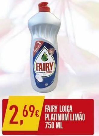 Miranda Supermercados Detergente fairy promoção