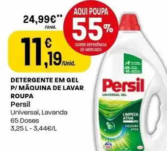 Intermarché Detergente gel persil promoção