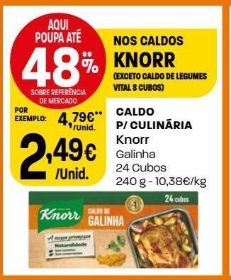 Intermarché Caldo knorr promoção