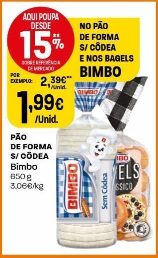 Intermarché Pão bimbo promoção