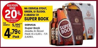 Intermarché Cerveja super bock promoção