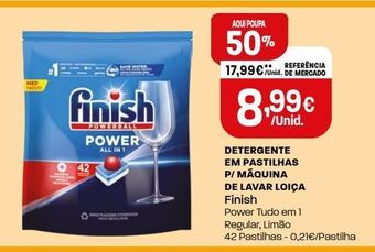 Intermarché Detergente finish promoção