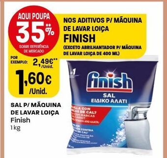 Intermarché Detergente finish promoção