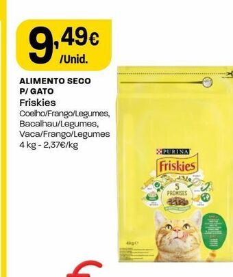 Intermarché Comida para gatos friskies promoção