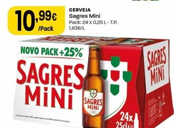 Intermarché Cerveja sagres mini promoção