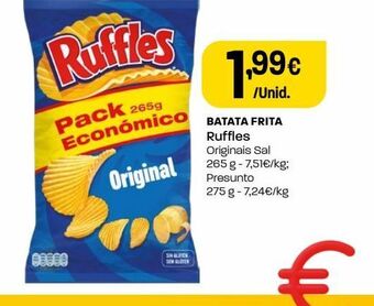 Intermarché Batatas ruffles promoção