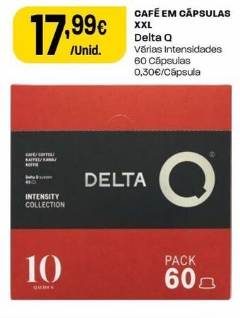Intermarché Cápsulas de café delta q promoção