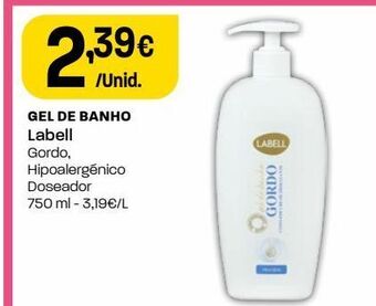 Intermarché Gel de banho promoção