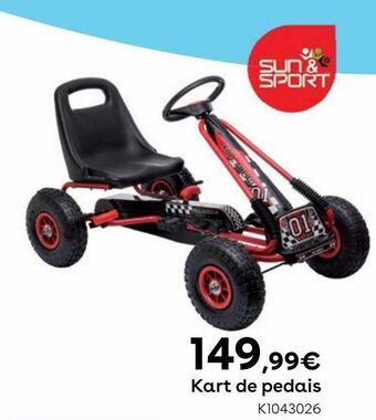 Toys R Us Sun & sport - kart de pedais promoção