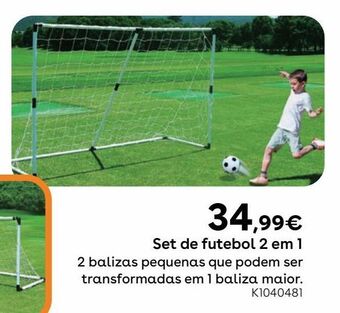 Toys R Us Sun & sport - baliza de futebol modular 2 em 1 promoção