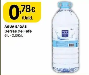 Intermarché Água serras de fafe promoção