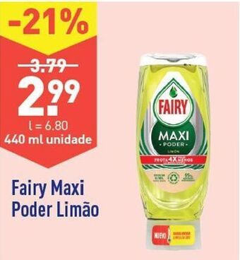 ALDI Detergente lavalouça fairy promoção