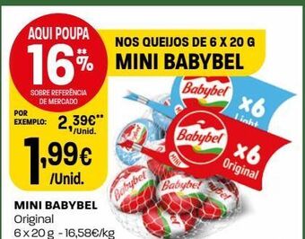 Intermarché Queijos babybel promoção