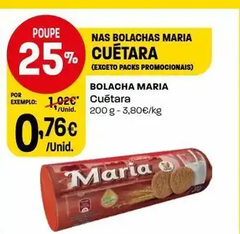 Intermarché Bolacha maria cuétara promoção