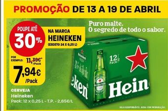 Intermarché Cerveja heineken promoção