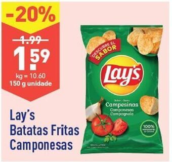ALDI Batata chips lay's promoção