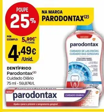 Pasta dentífrica branqueadora parodontax