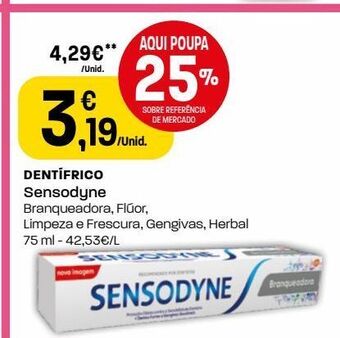 Intermarché Pasta dos dentes sensodyne promoção