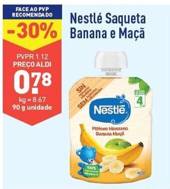 ALDI Polpa de frutas nestlé promoção