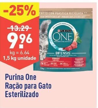 ALDI Ração para gatos purinaone promoção