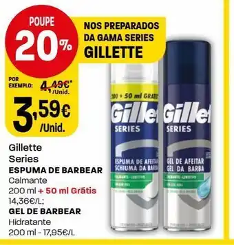 Intermarché Espuma de barbear gillette promoção