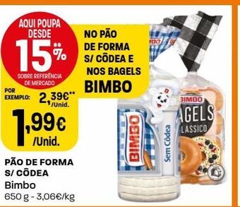 Intermarché Pão de forma bimbo promoção