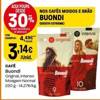 Intermarché Café buondi promoção