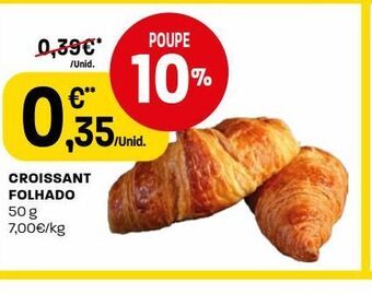 Intermarché Croissant folhado promoção