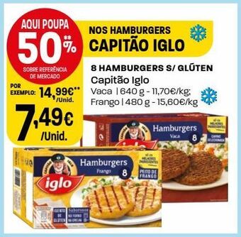 Intermarché Hambúrguer iglo promoção