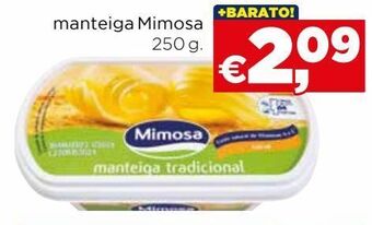 Bolama Manteiga mimosa promoção