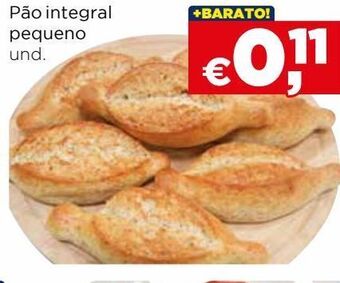 Bolama Pão integral promoção