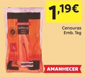 Amanhecer Cenoura congelada amanhecer promoção