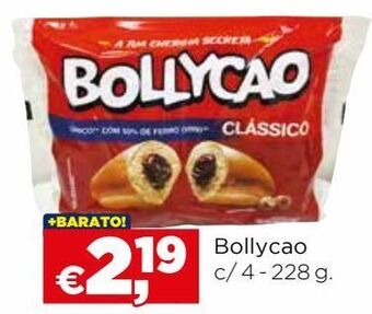 Bolama Pão doce com chocolate bollycao promoção