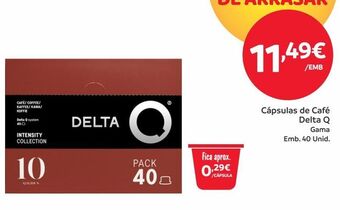 Amanhecer Cápsulas de café delta q promoção