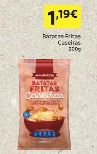Amanhecer Batata chips amanhecer promoção