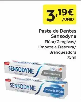 Pasta de dentes sensodyne