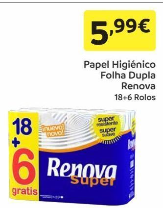 Amanhecer Papel higiênico renova promoção