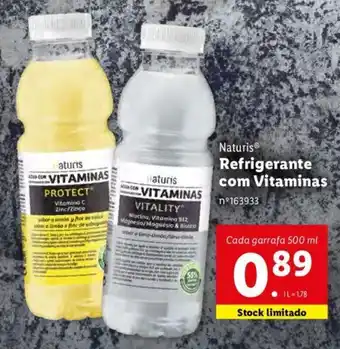 Lidl Naturis Refrigerante com Vitaminas promoção