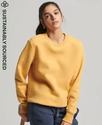 Organic cotton vintage crew sweatshirt