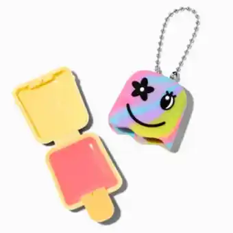 Pucker pops® rainbow happy face lip gloss - cotton candy