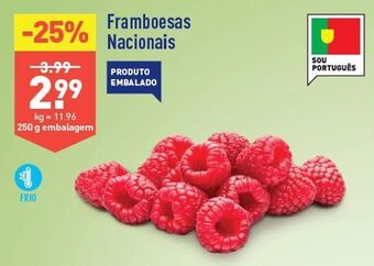 ALDI Framboesa promoção