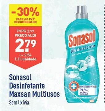 ALDI Desinfetante sonasol promoção