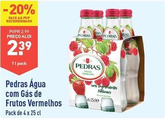 ALDI Água com gás pedras promoção
