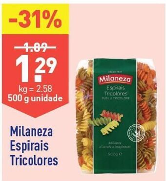 ALDI Macarrão milaneza promoção