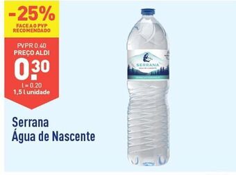 ALDI Água promoção
