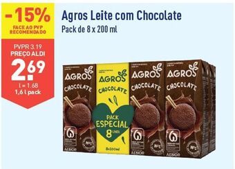 ALDI Achocolatado agros promoção