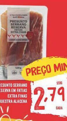 Minipreço Presunto promoção